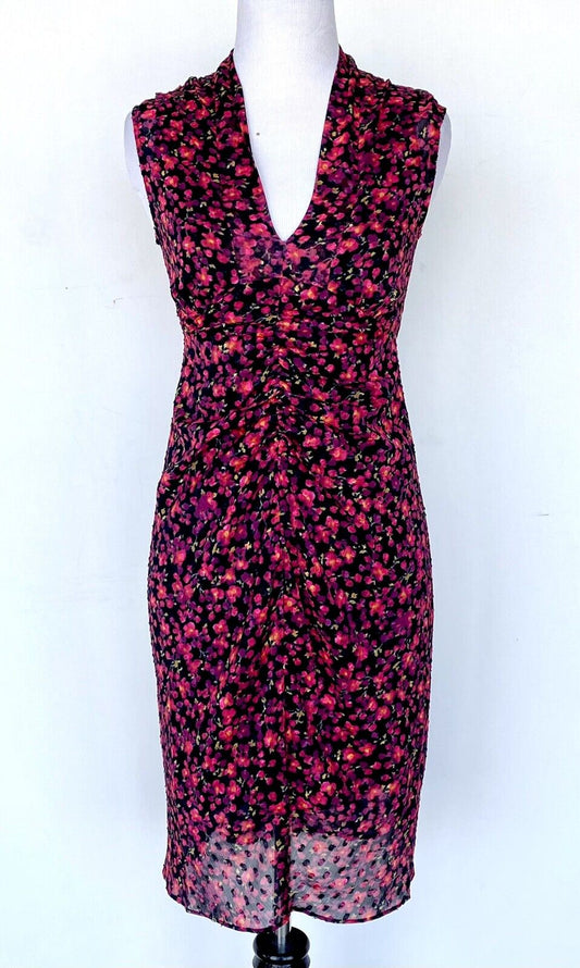 Allsaints Aldine Cheri Blossom Chiffon Dress NWT Size 2 Retail $260 Price $130