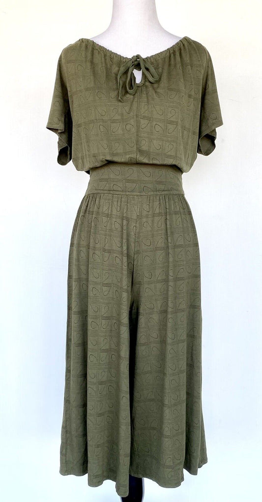 Sundance Felicity Jumpsuit Olive Green Retails $128 Price $64 NWT Size XS
